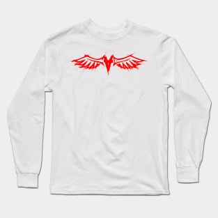 Grunge Wings Long Sleeve T-Shirt